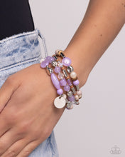 Load image into Gallery viewer, Cloudy Chic - Purple Bracelet
