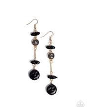 Load image into Gallery viewer, Blissful Balance - Black earring D029

