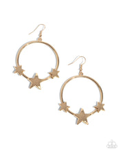 Load image into Gallery viewer, Let SPARKLE Ring! - Gold earring D034
