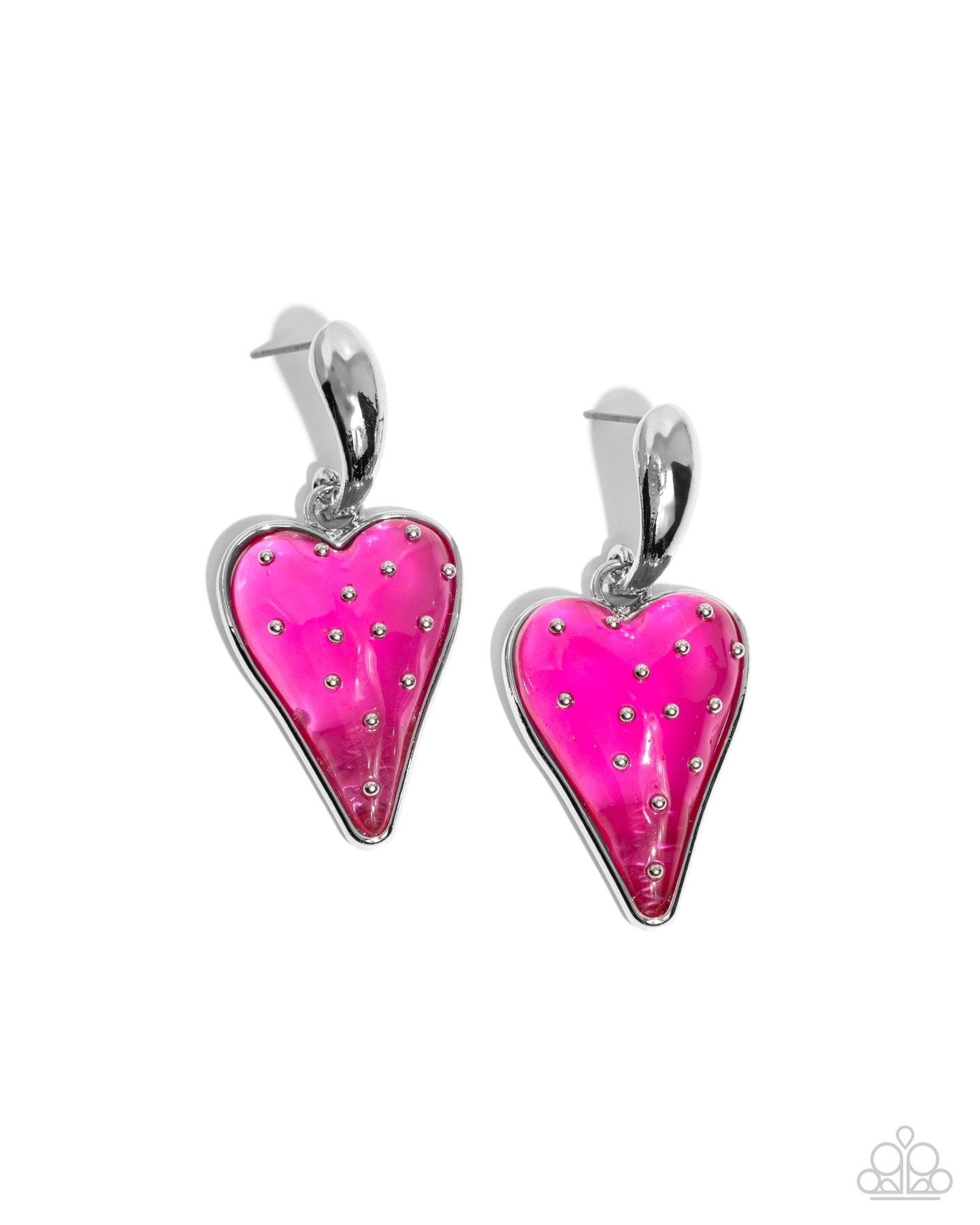 Glossy Goodwill - Pink earring E019