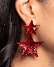 Load image into Gallery viewer, Patriotic Promise - Red earring D050
