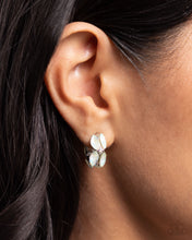 Load image into Gallery viewer, Dazzling Destiny - Green hoop earring E013
