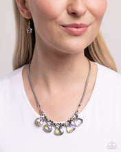 Load image into Gallery viewer, Teardrop Tribute - Yellow necklace BOX 8
