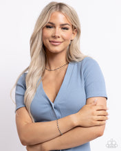 Load image into Gallery viewer, Chiseled Character - Blue bracelet E021
