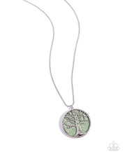 Load image into Gallery viewer, Tree Talisman - Green necklace Box 8
