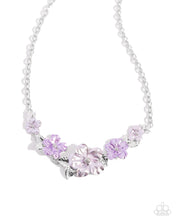 Load image into Gallery viewer, Bouquet Brilliance - Purple necklace C027
