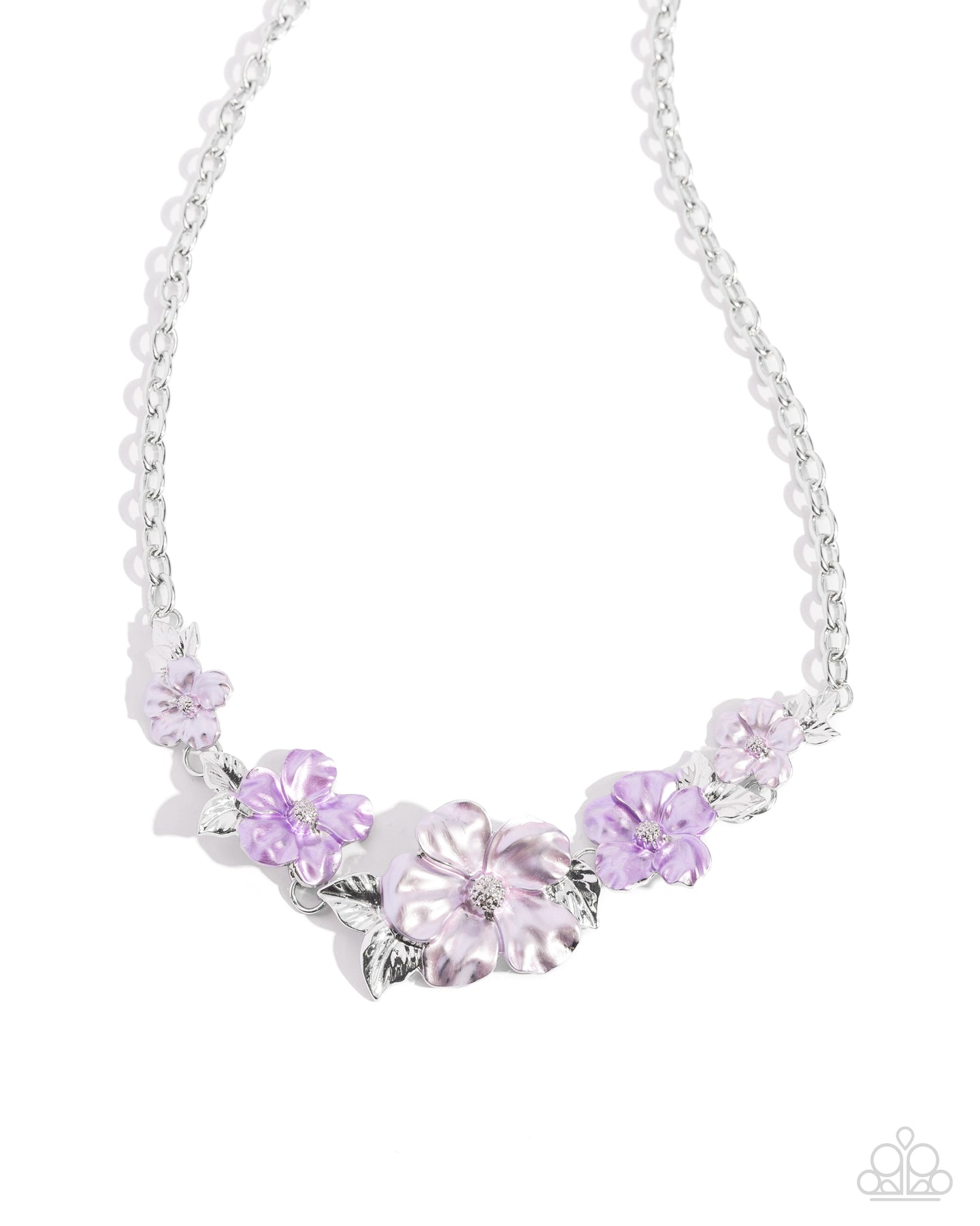 Bouquet Brilliance - Purple necklace C027