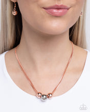 Load image into Gallery viewer, Beaming Beads - Copper necklace B110
