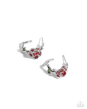 Load image into Gallery viewer, Mother ROSE Best - Red hoop earring D035
