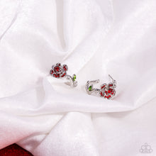 Load image into Gallery viewer, Mother ROSE Best - Red hoop earring D035
