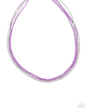 Load image into Gallery viewer, Industrial Independence - Purple necklace E019
