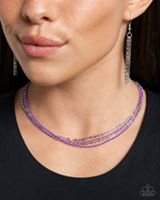 Load image into Gallery viewer, Industrial Independence - Purple necklace E019
