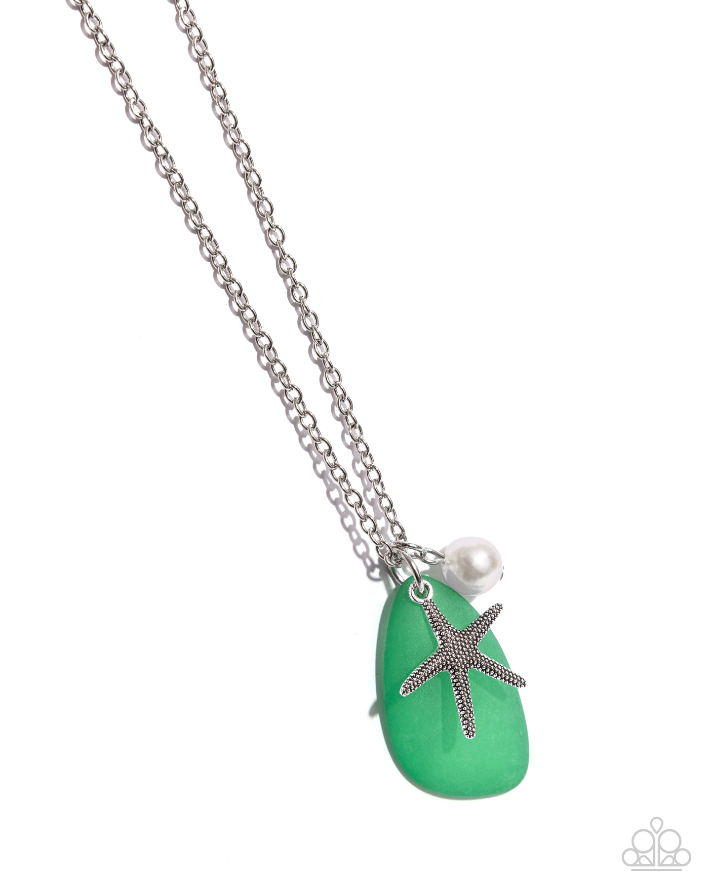 Sea Glass Stash - Green necklace E017