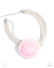 Load image into Gallery viewer, Radiant Rosette - Pink necklace C019

