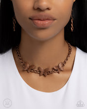 Load image into Gallery viewer, Aerial Ambition - Copper choker necklace E021
