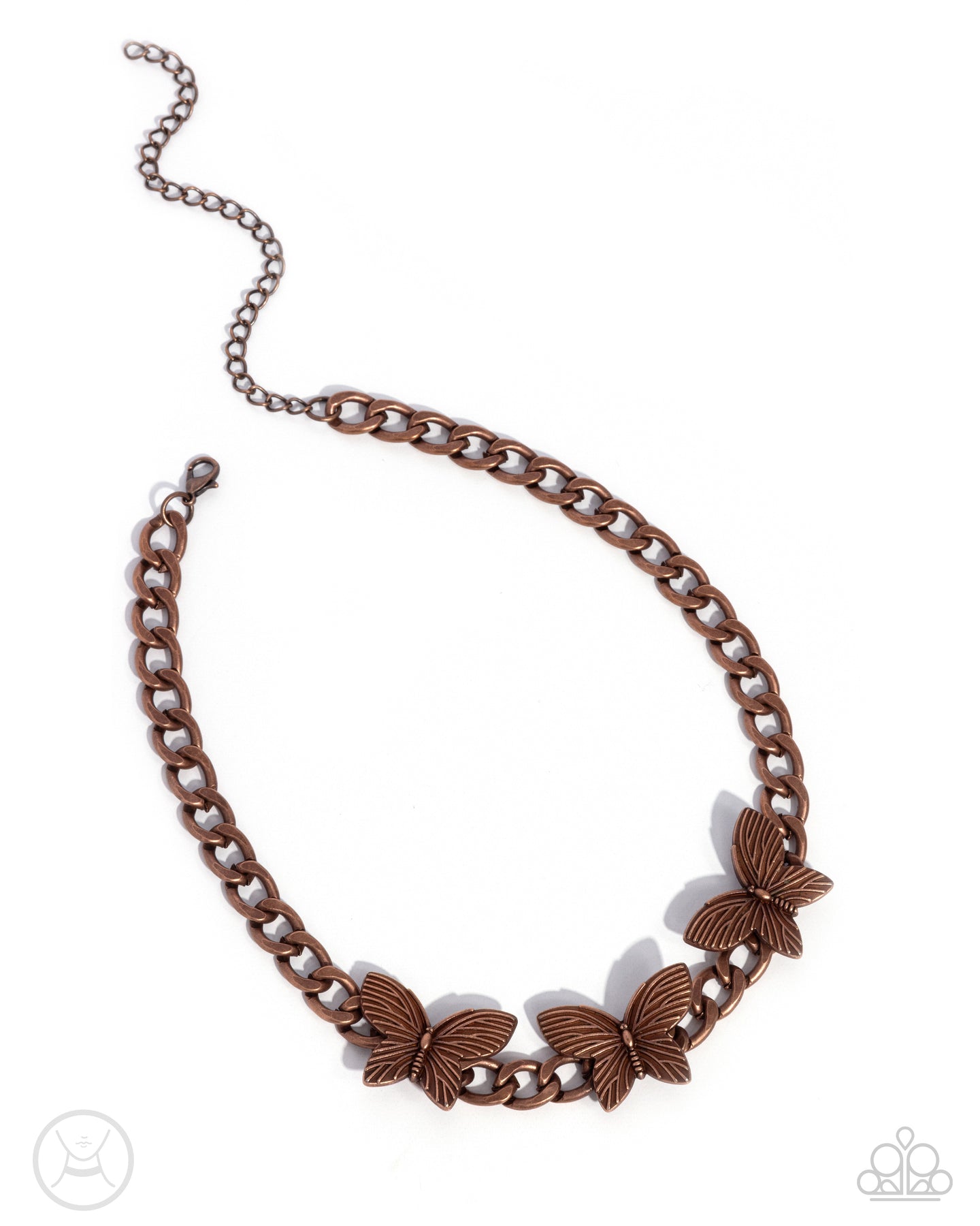 Aerial Ambition - Copper choker necklace E021
