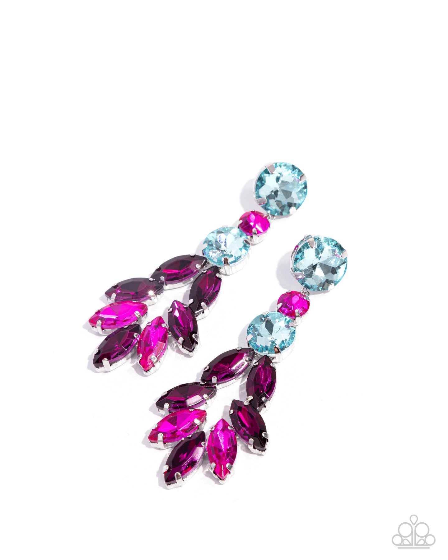 Cascading Cache - Multi post earring E049