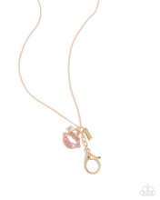 Load image into Gallery viewer, Read My Lips! - Pink necklace MR1
