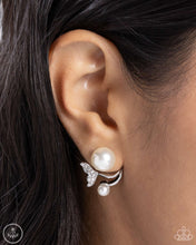Load image into Gallery viewer, Modular Mermaid - White hoop earring B031
