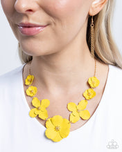 Load image into Gallery viewer, Arranged Aria - Yellow necklace E011
