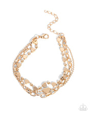 Load image into Gallery viewer, Endearing Ending - Gold bracelet A069
