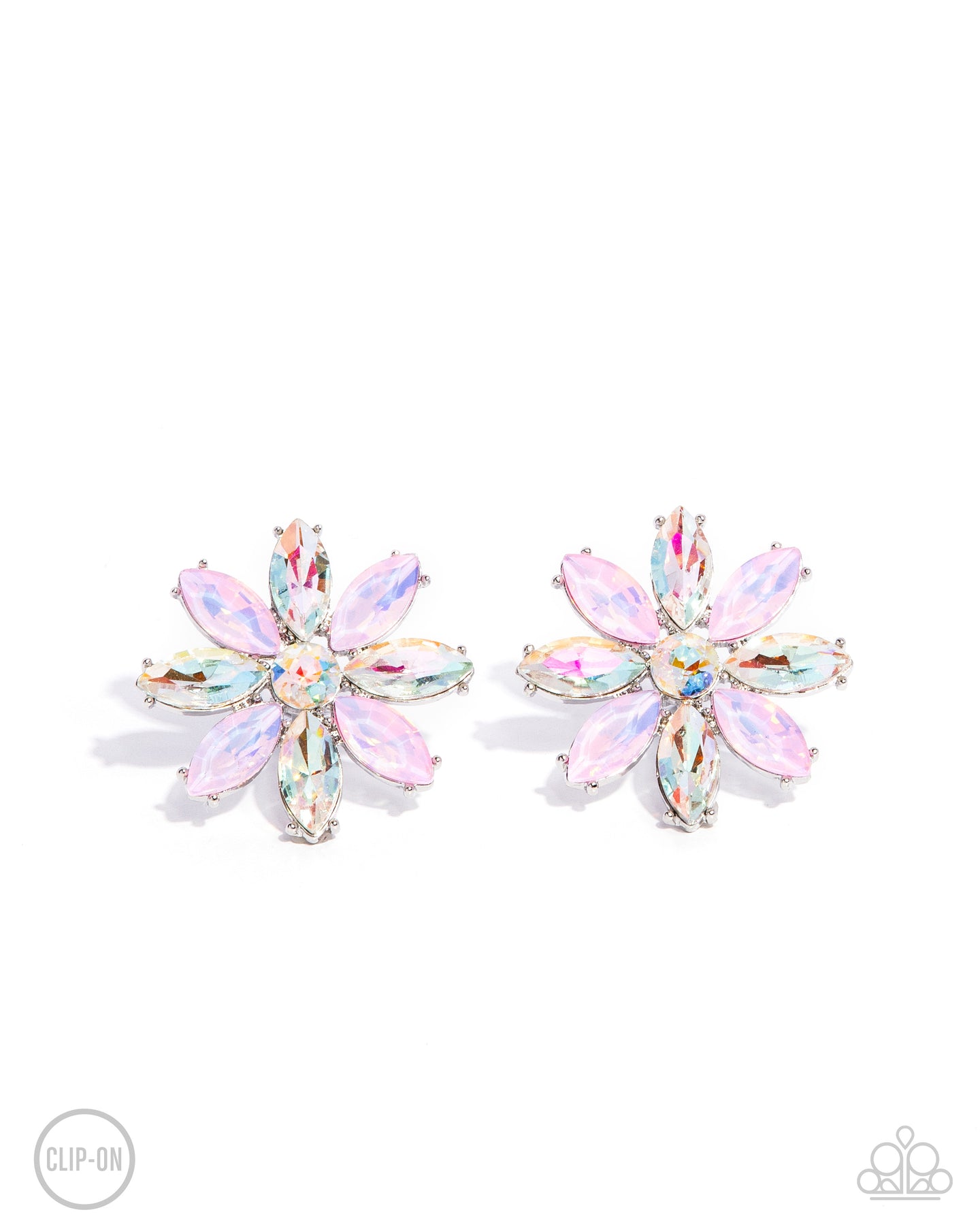 Maiden Makeover - Pink clip-on earring