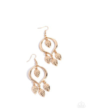 Load image into Gallery viewer, Leafy Landmark - Gold Earring D078
