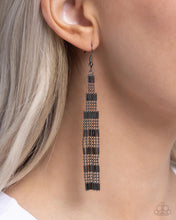 Load image into Gallery viewer, Empire State Etiquette - Black Earring D078
