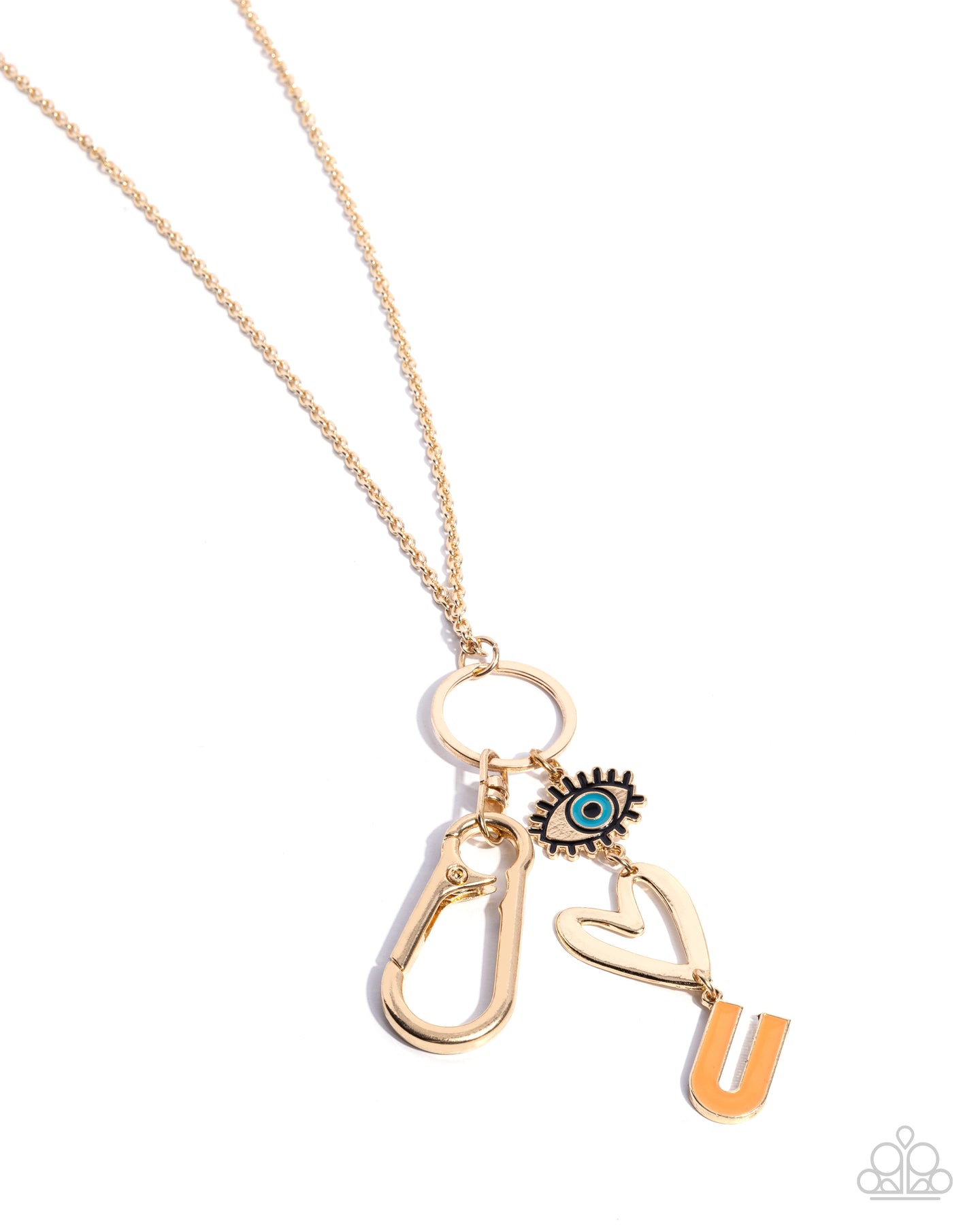 Abstract Allegiance - Gold necklace B107