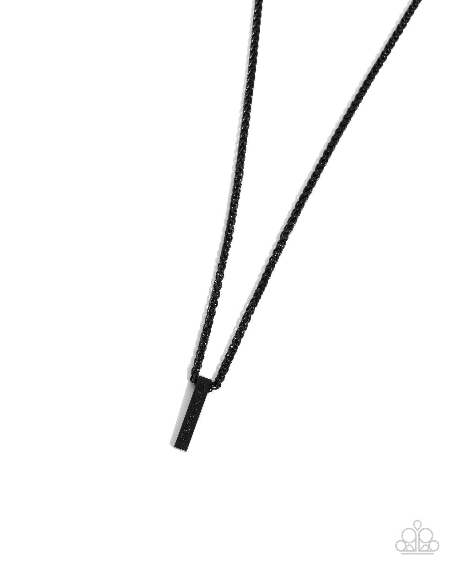 Roman Rebel - Black urban necklace D063