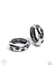 Load image into Gallery viewer, Celestial Clique - Silver hinge hoop earring Aug 2024 FF E104
