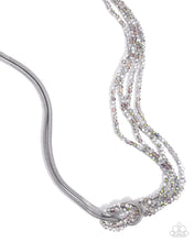 Load image into Gallery viewer, Mismatched Mirage - Silver necklace 2024 Convention Exclusive Box 12
