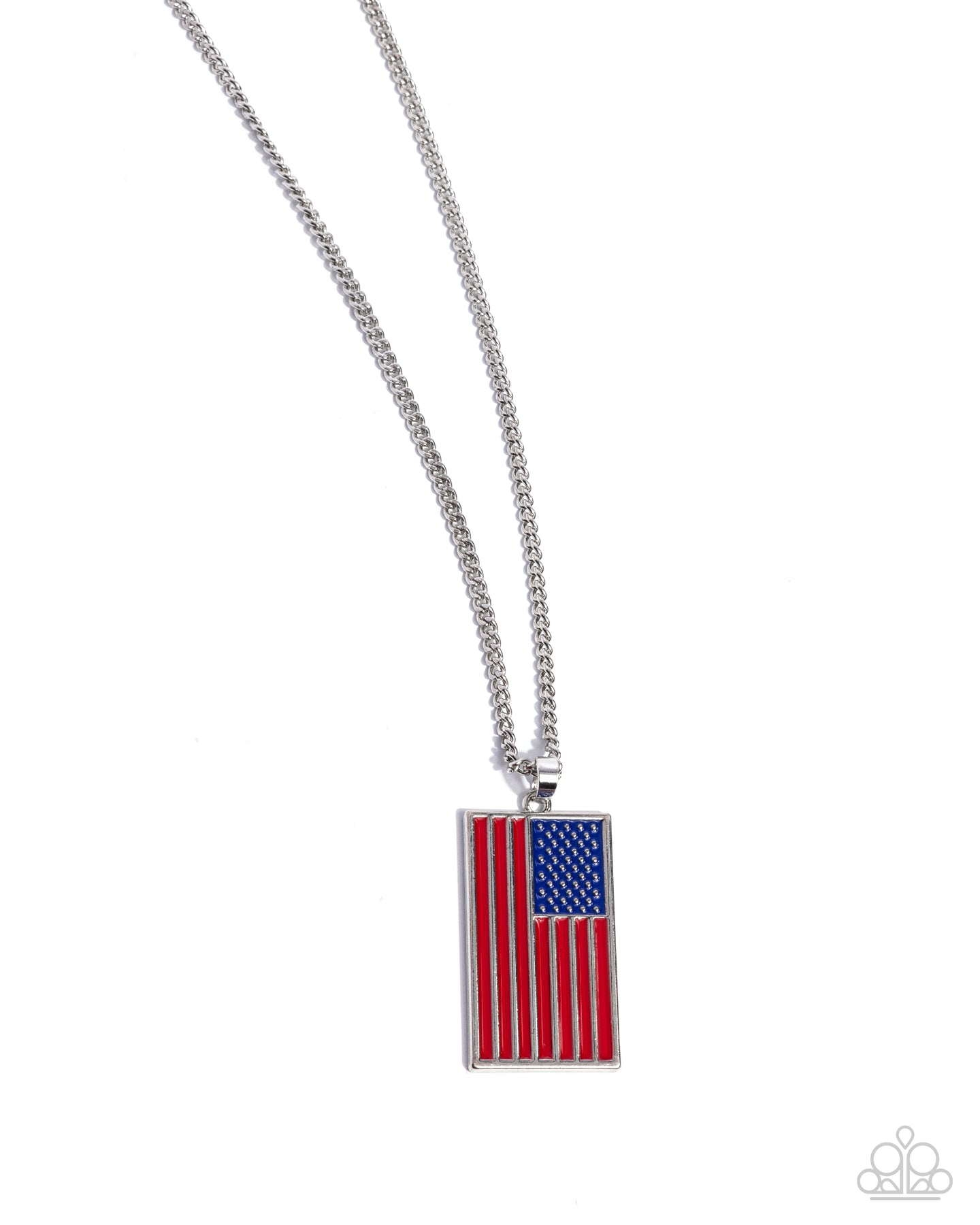 Patriotic Pendant - Red necklace Box 9