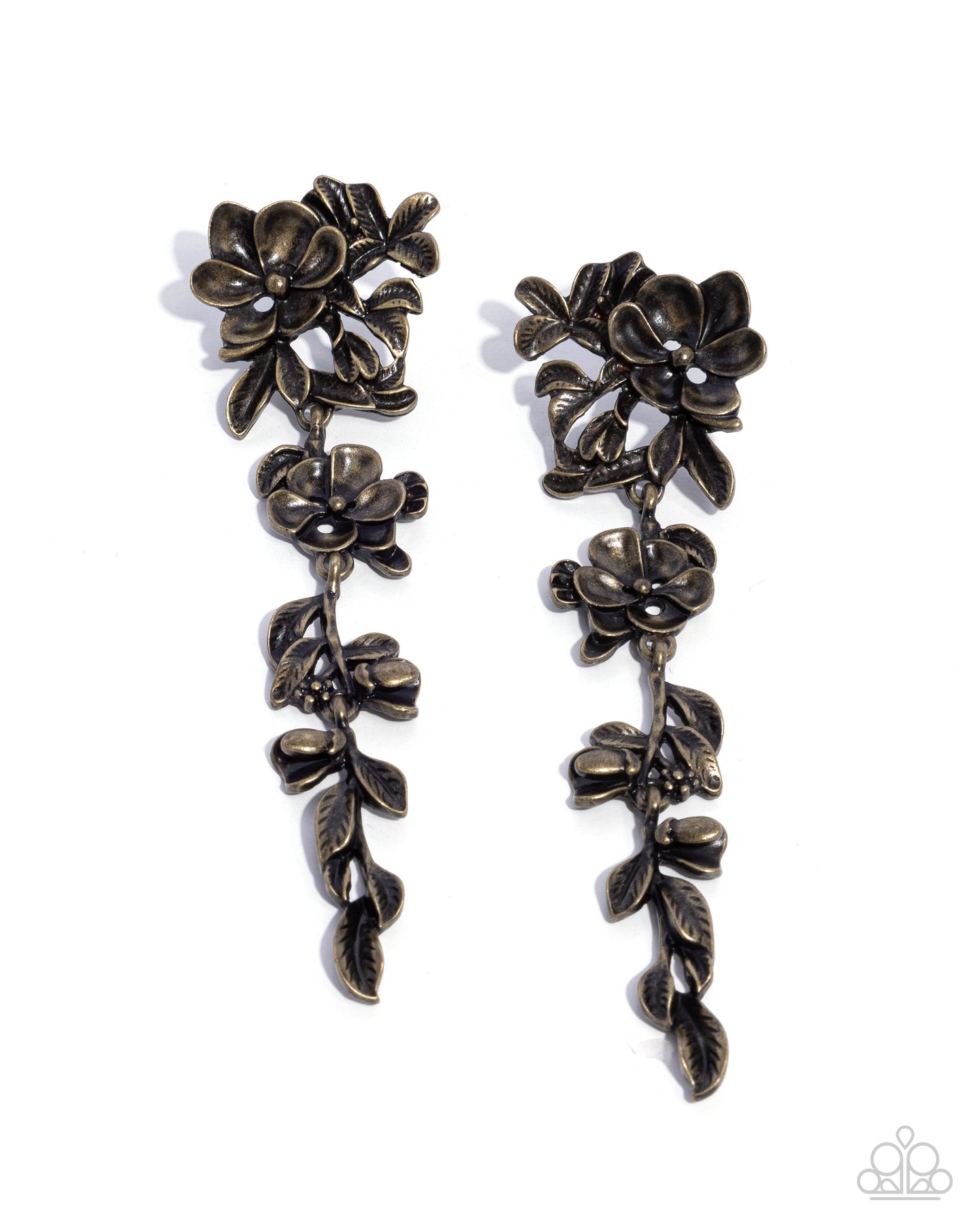 Generous Garden - Brass earring E015