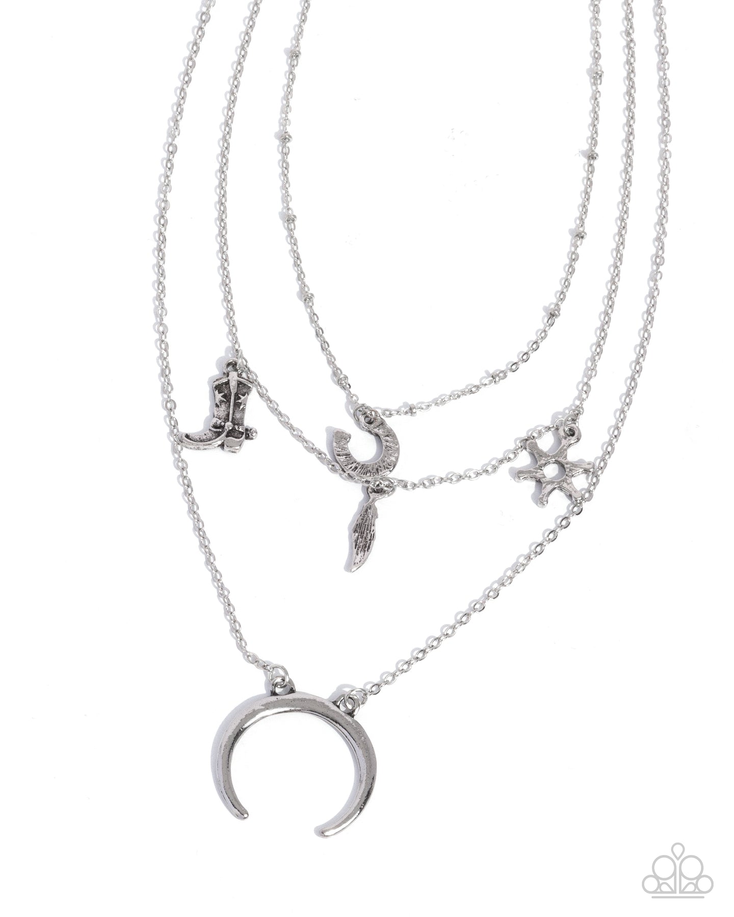 Saloon Sass - Silver necklace A039