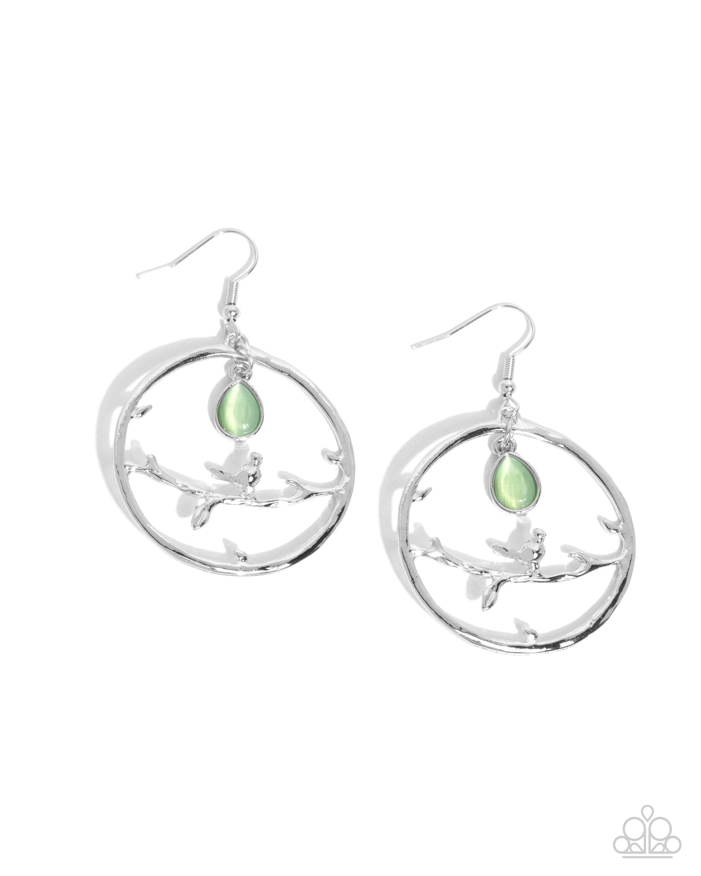 Picturesque Scene - Green earring E013