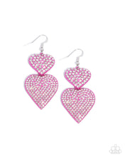 Load image into Gallery viewer, Never Enough Sparkle - Pink earring D050
