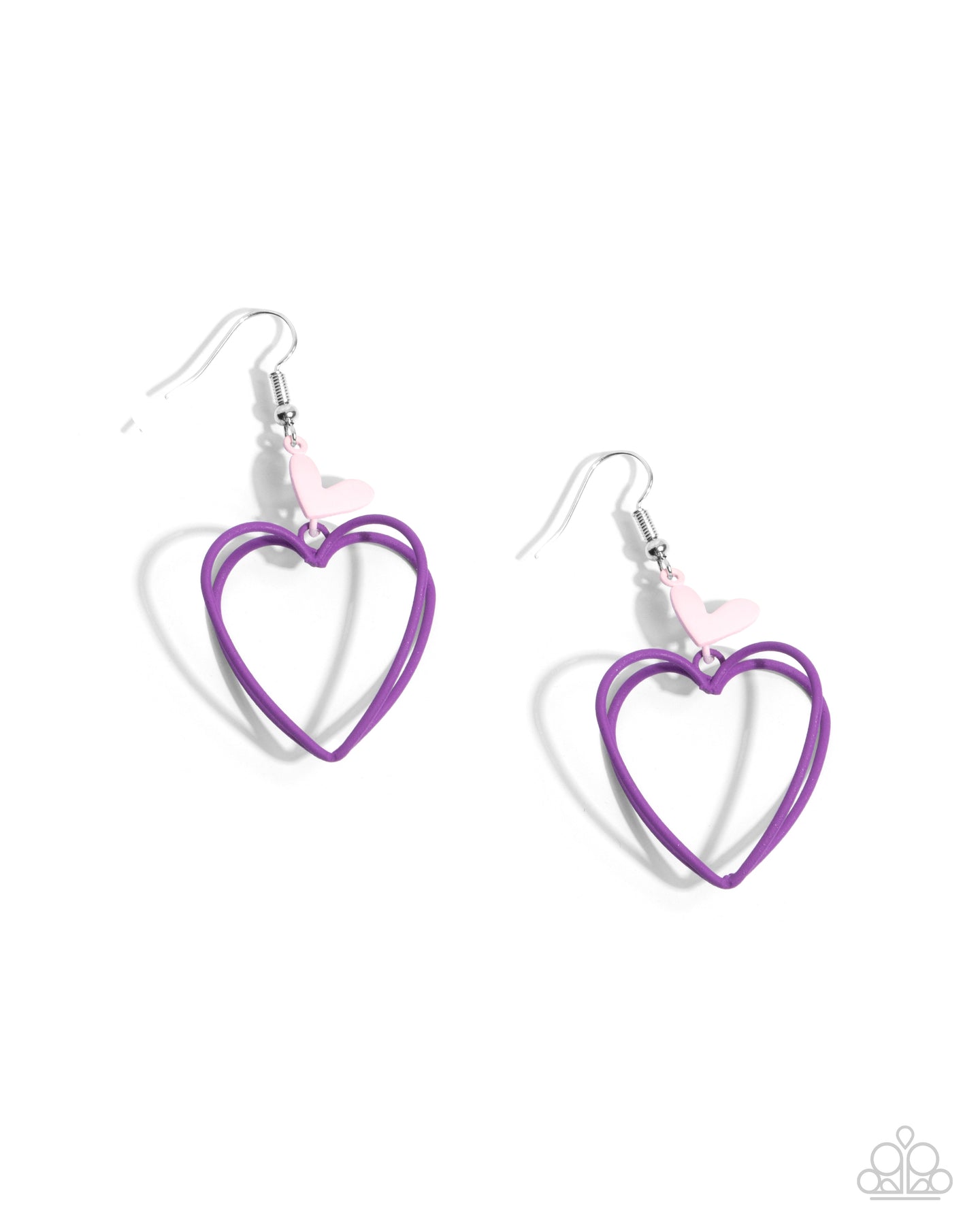 Acceptable Affection - Purple earring A091
