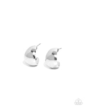 Load image into Gallery viewer, Suddenly Shiny - Silver hoop earring E030
