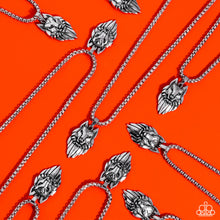 Load image into Gallery viewer, Wolf Warrior - Silver necklace D022
