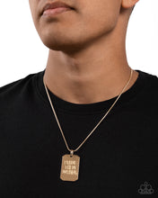 Load image into Gallery viewer, Prove Them Wrong - Gold men’s necklace A028
