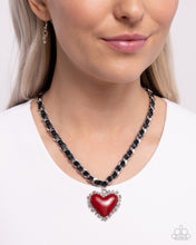 Load image into Gallery viewer, Austere Attraction - Red necklace A054
