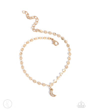 Load image into Gallery viewer, Crescent Chic - Gold anklet E016
