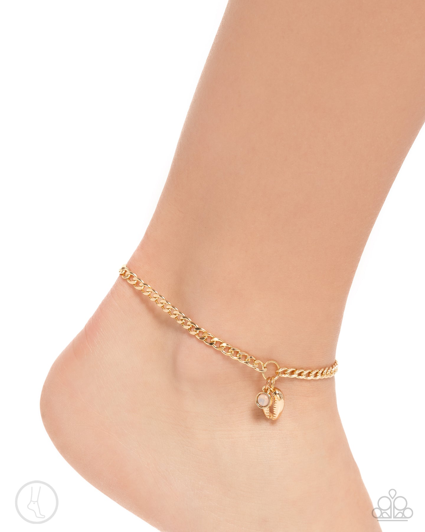 Conch Comeback - Pink anklet D079