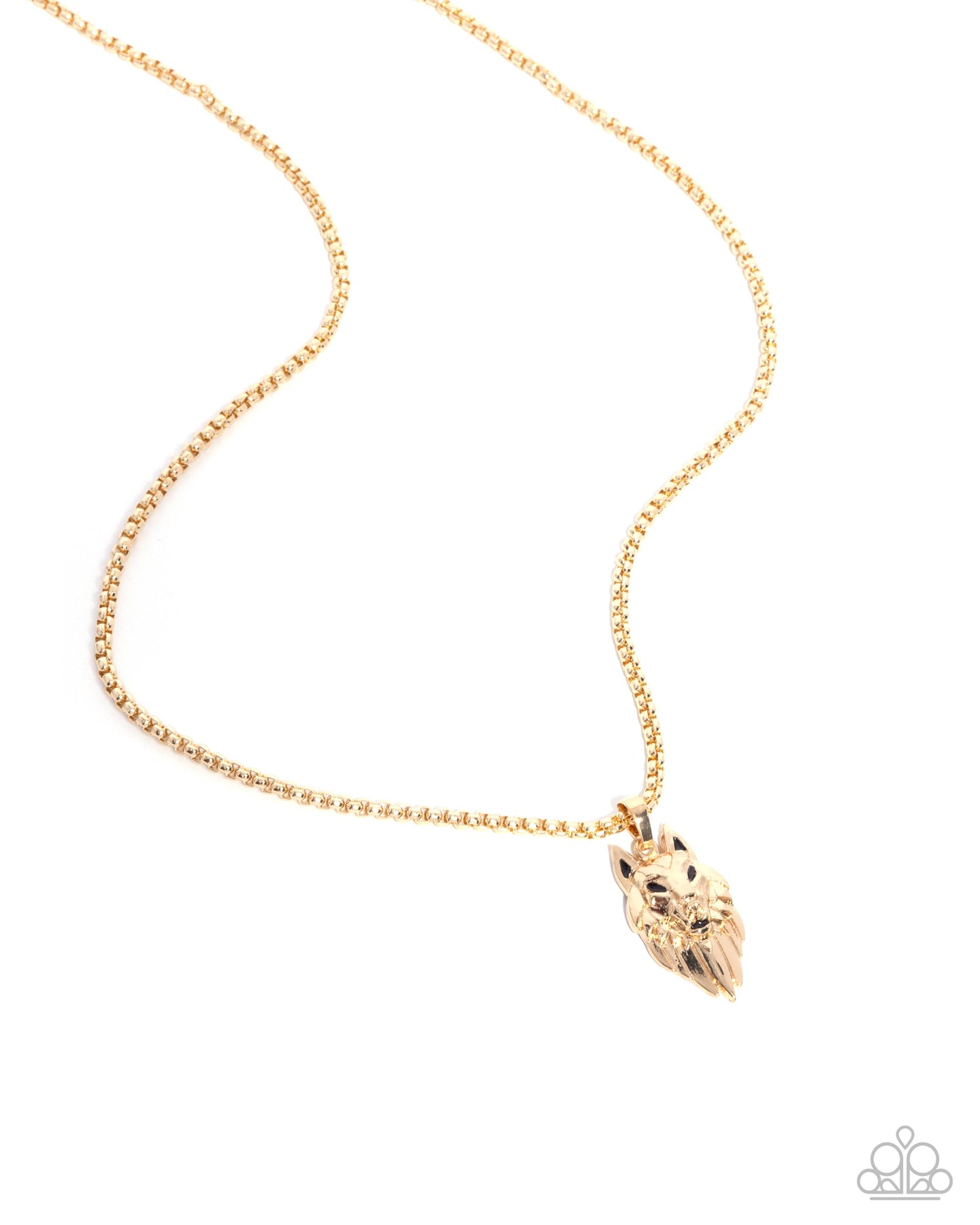 Wolf Warrior - Gold urban necklace D005