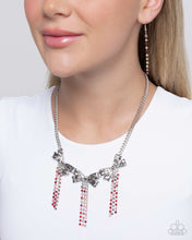Load image into Gallery viewer, Victorian Influence - Red necklace E013
