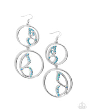 Load image into Gallery viewer, Admittedly Aerial - Blue earring 1724
