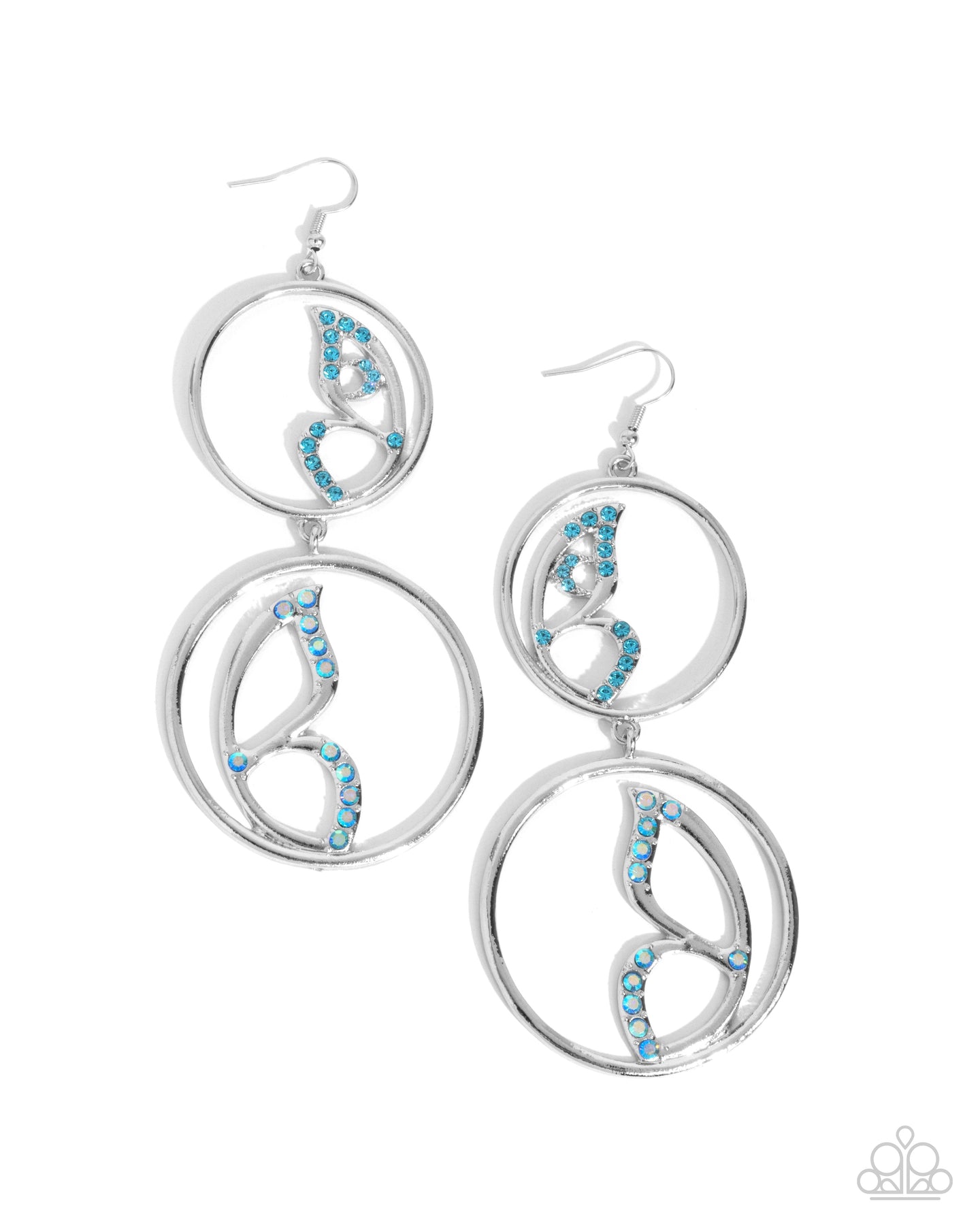 Admittedly Aerial - Blue earring 1724