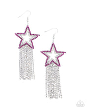 Load image into Gallery viewer, Sunset Superstar - Pink earring A074
