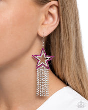 Load image into Gallery viewer, Sunset Superstar - Pink earring A074
